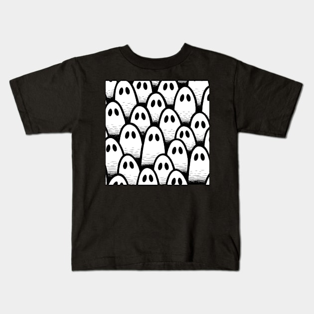 Gathering of the Ghosts Kids T-Shirt by The Ghost In You